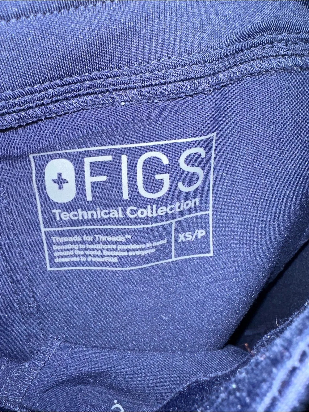 FIGS Navy Scrub Set | Catarina Top XXS + Yola Skinny Pants XS Petite